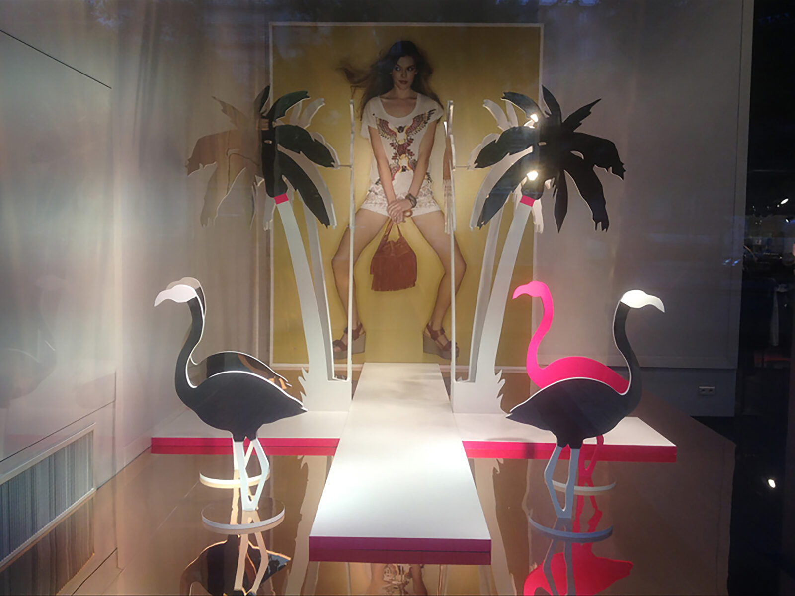 photo Vitrine Morgan - Pink Flamingo 2013 exotique