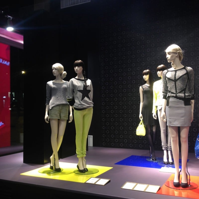 photo Vitrine Morgan - Soldes 2014 mannequins